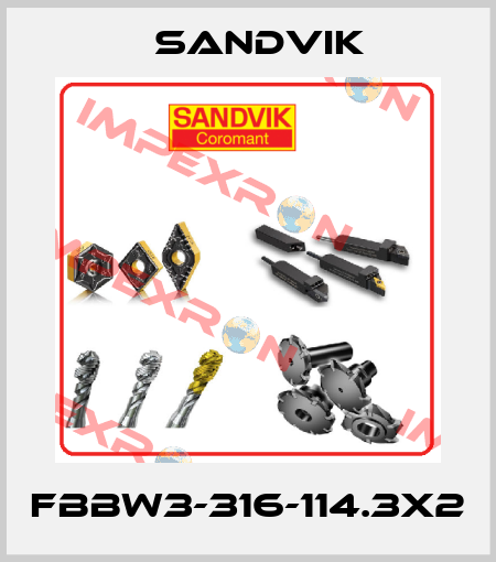 FBBW3-316-114.3x2 Sandvik