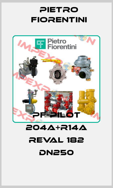 PF-PILOT 204A+R14A REVAL 182 DN250 Pietro Fiorentini