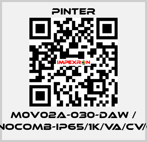 M0V02A-030-DAW / MANOCOMB-IP65/1K/VA/CV/G1/2 Pinter