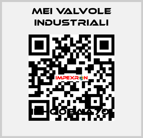 1HHQ02AA701 MEI VALVOLE INDUSTRIALI