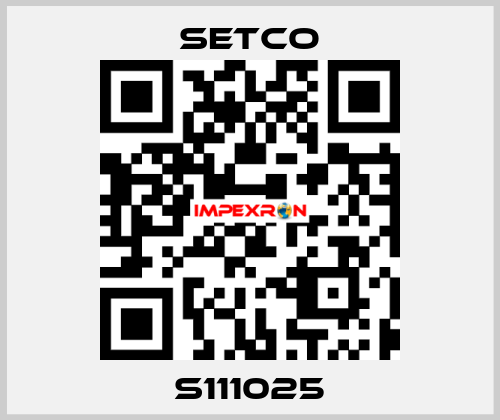 S111025 SETCO