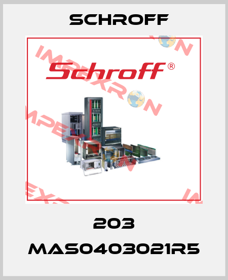 203 MAS0403021R5 Schroff