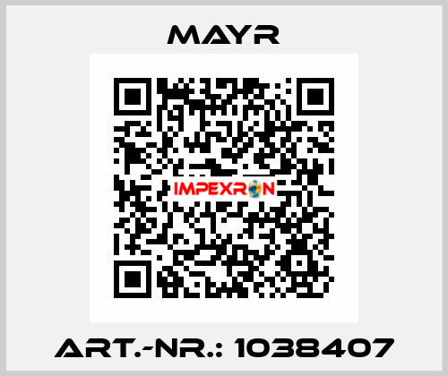 Art.-Nr.: 1038407 Mayr