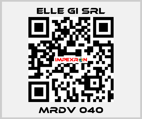 MRDV 040 ELLE GI SRL