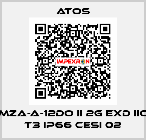 MZA-A-12DO II 2G Exd IIC T3 IP66 CESI 02 Atos
