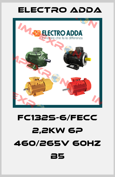 FC132S-6/FECC 2,2kW 6P 460/265V 60Hz B5 Electro Adda