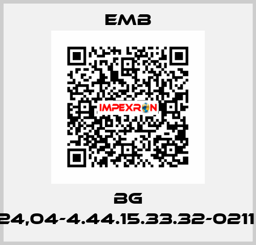 BG 24,04-4.44.15.33.32-0211  Emb