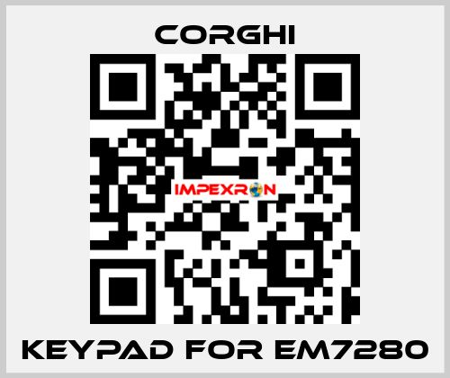 keypad for em7280 Corghi