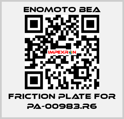 Friction Plate for PA-00983.R6 Enomoto BeA