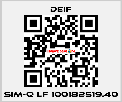 SIM-Q LF 100182519.40 Deif