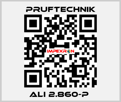 ALI 2.860-P  Pruftechnik