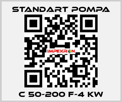 C 50-200 F-4 kW STANDART POMPA