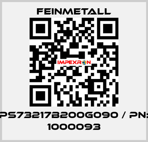 PS73217B200G090 / PN: 1000093 FEINMETALL