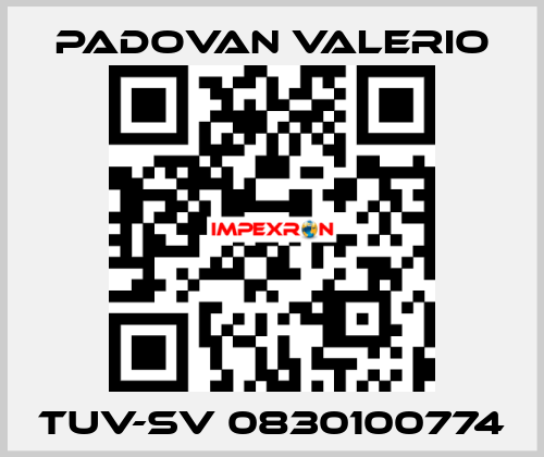 TUV-SV 0830100774 PADOVAN VALERIO