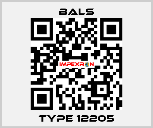 Type 12205 Bals