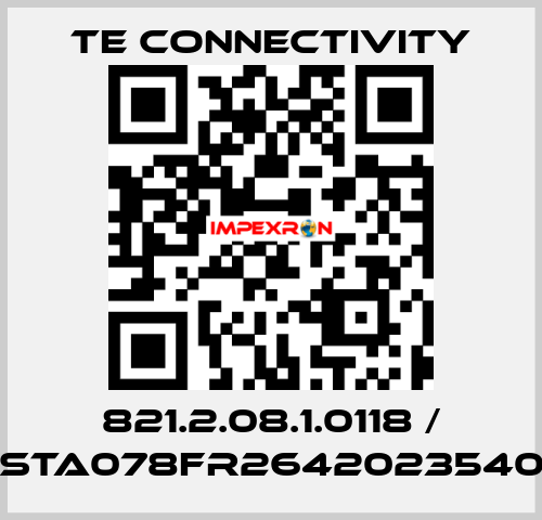 821.2.08.1.0118 / BSTA078FR26420235400 TE Connectivity