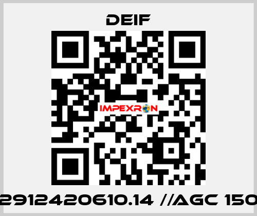 2912420610.14 //AGC 150 Deif