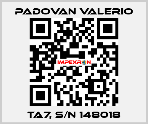 TA7, s/n 148018 PADOVAN VALERIO
