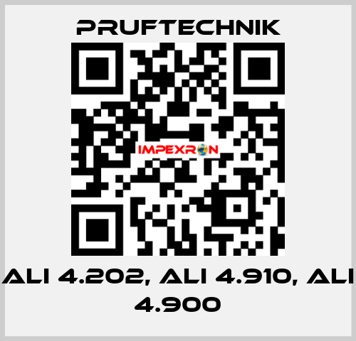 ALI 4.202, ALI 4.910, ALI 4.900 Pruftechnik