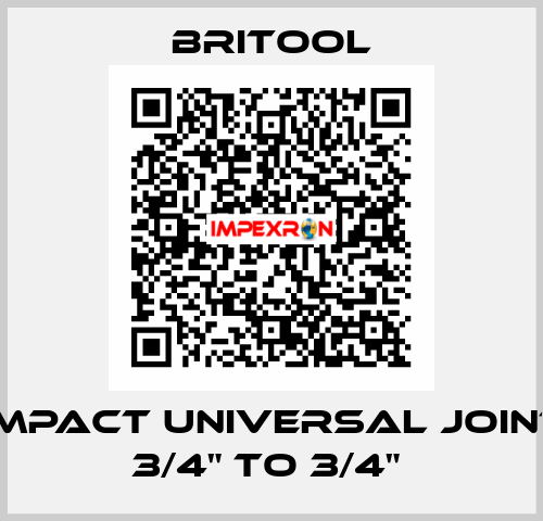 IMPACT UNIVERSAL JOINT 3/4" TO 3/4"  Britool