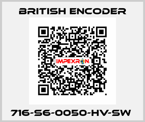  716-S6-0050-HV-SW  British Encoder