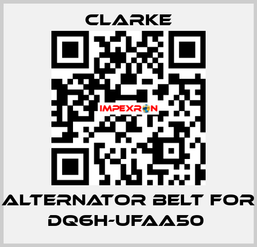 Alternator Belt for DQ6H-UFAA50  Clarke