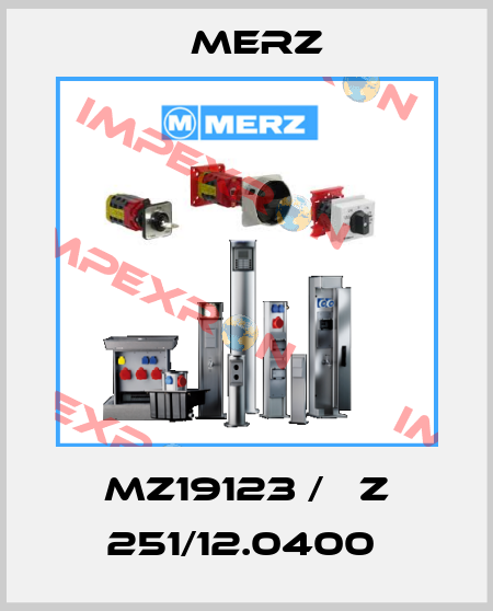 MZ19123 /   Z 251/12.0400  Merz