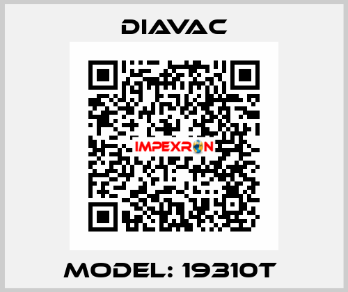 MODEL: 19310T  Diavac
