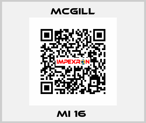 MI 16  McGill