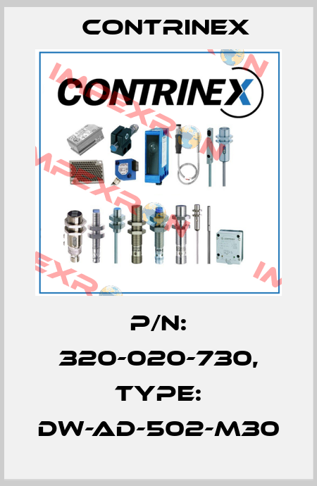 p/n: 320-020-730, Type: DW-AD-502-M30 Contrinex
