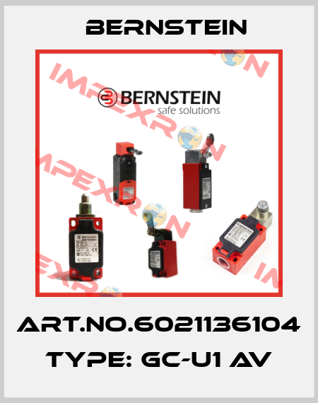 Art.No.6021136104 Type: GC-U1 AV Bernstein