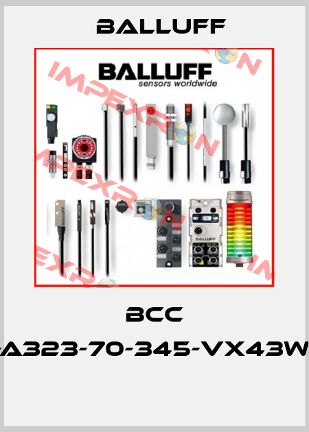 BCC A323-A323-70-345-VX43W6-050  Balluff