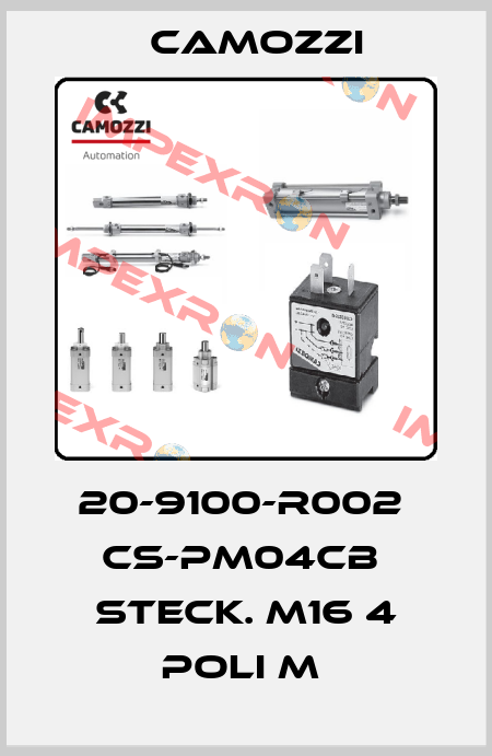 20-9100-R002  CS-PM04CB  STECK. M16 4 POLI M  Camozzi