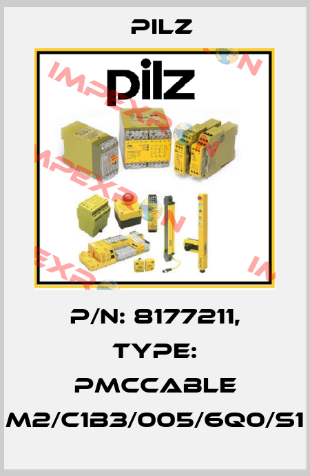 p/n: 8177211, Type: PMCcable M2/C1B3/005/6Q0/S1 Pilz