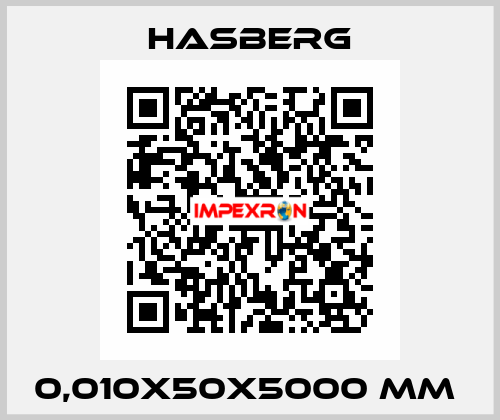0,010X50X5000 MM  Hasberg
