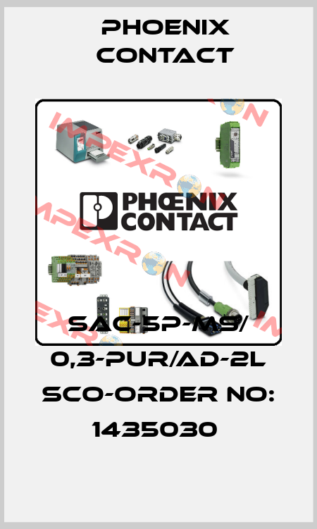SAC-5P-MS/ 0,3-PUR/AD-2L SCO-ORDER NO: 1435030  Phoenix Contact