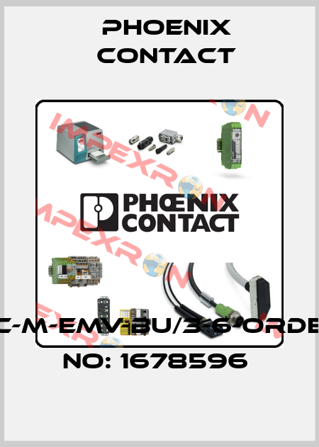 HC-M-EMV-BU/3-6-ORDER NO: 1678596  Phoenix Contact