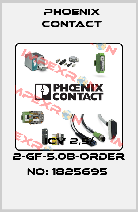 ICV 2,5/ 2-GF-5,08-ORDER NO: 1825695  Phoenix Contact