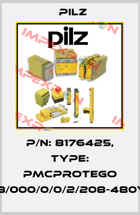 p/n: 8176425, Type: PMCprotego D.48/000/0/0/2/208-480VAC Pilz
