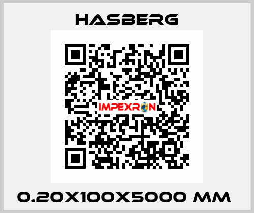 0.20X100X5000 MM  Hasberg