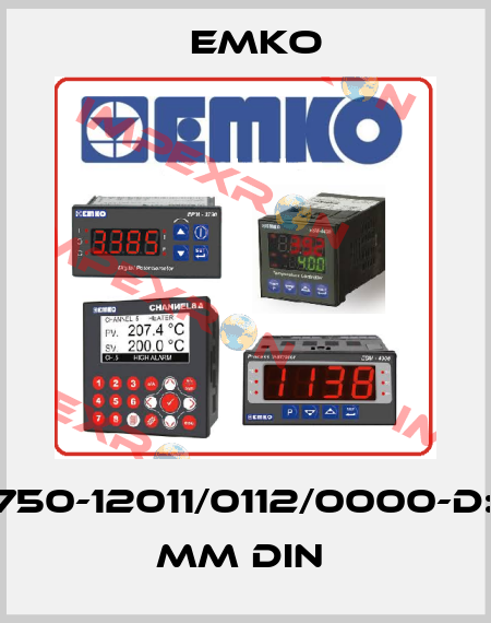 ESM-7750-12011/0112/0000-D:72x72 mm DIN  EMKO