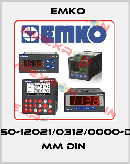 ESM-7750-12021/0312/0000-D:72x72 mm DIN  EMKO