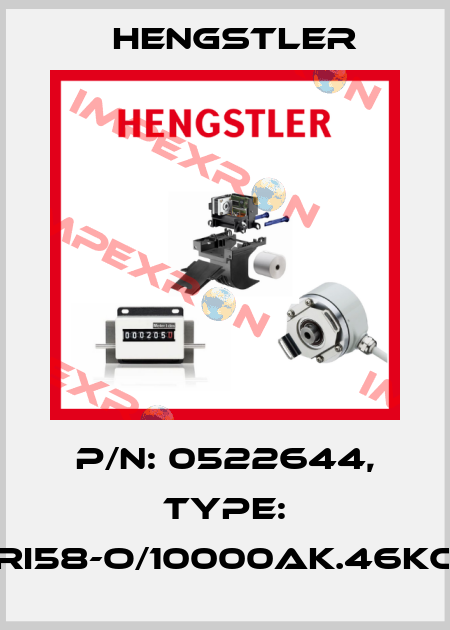 p/n: 0522644, Type: RI58-O/10000AK.46KC Hengstler