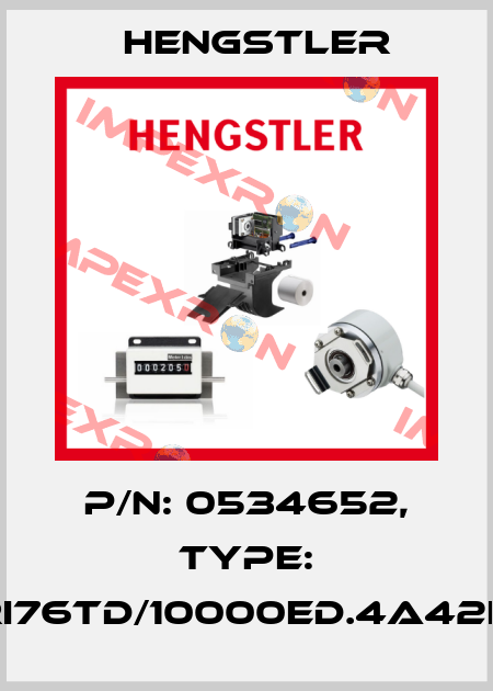 p/n: 0534652, Type: RI76TD/10000ED.4A42IF Hengstler