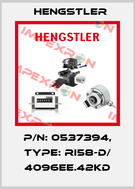 p/n: 0537394, Type: RI58-D/ 4096EE.42KD Hengstler