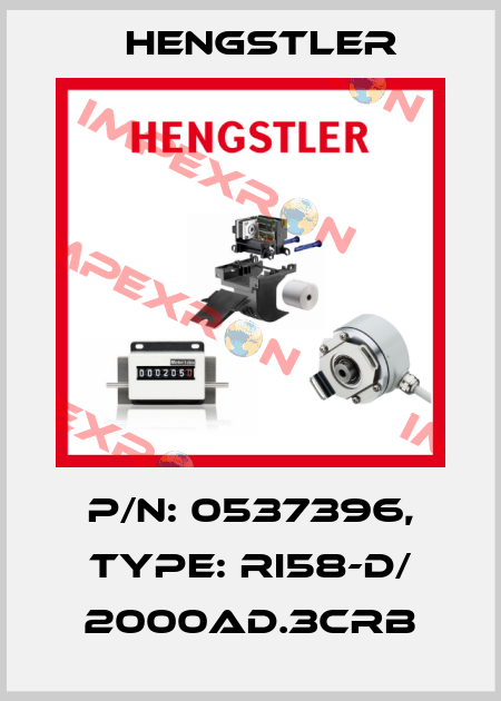 p/n: 0537396, Type: RI58-D/ 2000AD.3CRB Hengstler