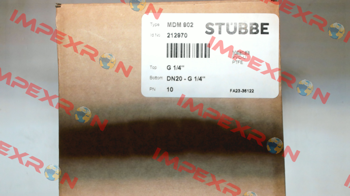 P/N: 212970, Type: MDM 902 Stübbe