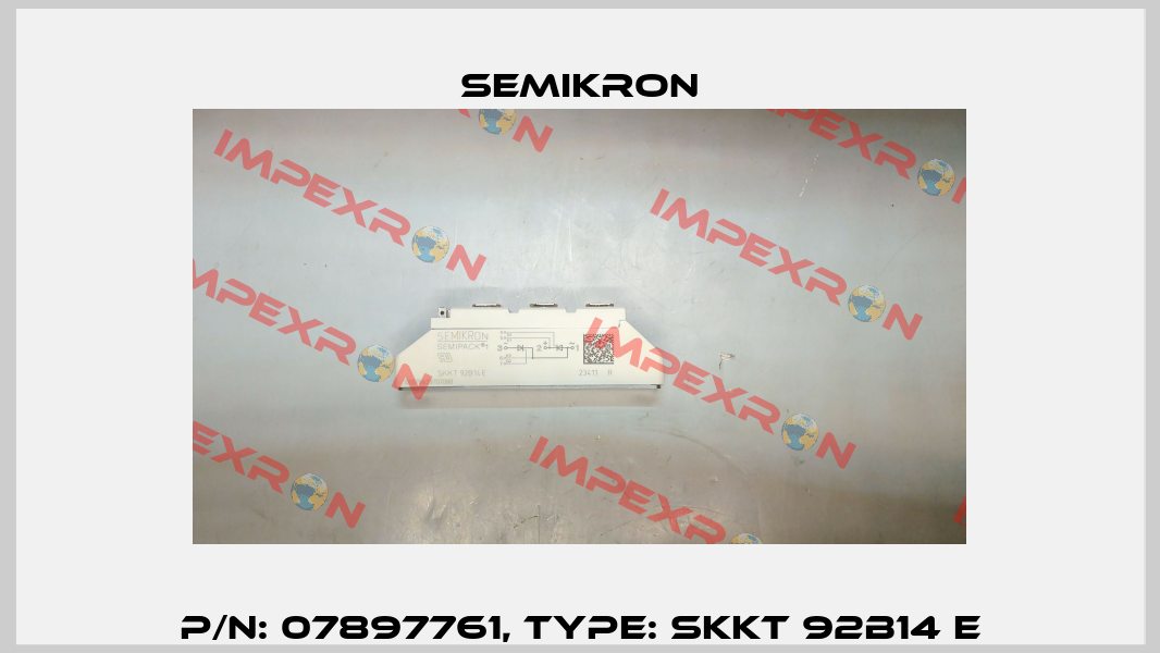 P/N: 07897761, Type: SKKT 92B14 E Semikron
