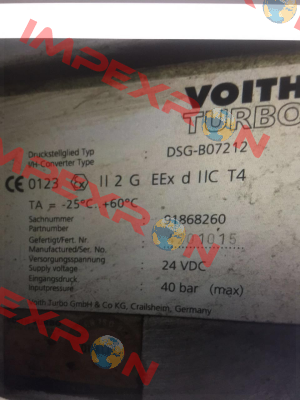 DSG-B07212  Voith