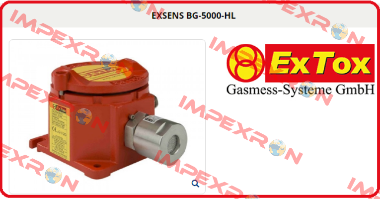 EXSENS BG-5000-HL  ExTox Gasmess-Systeme